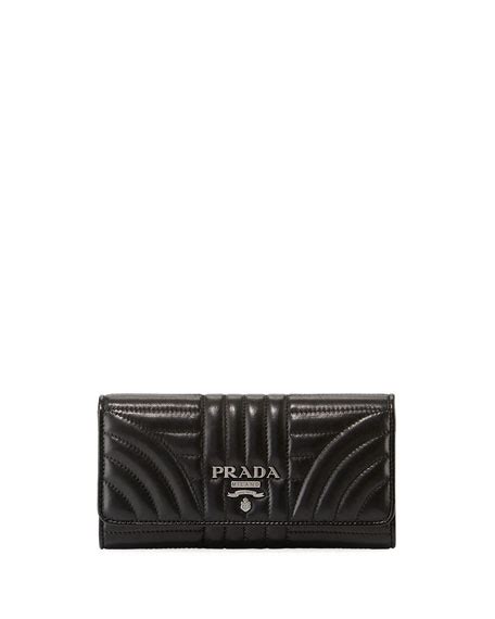 Prada Diagramme Continental Wallet 